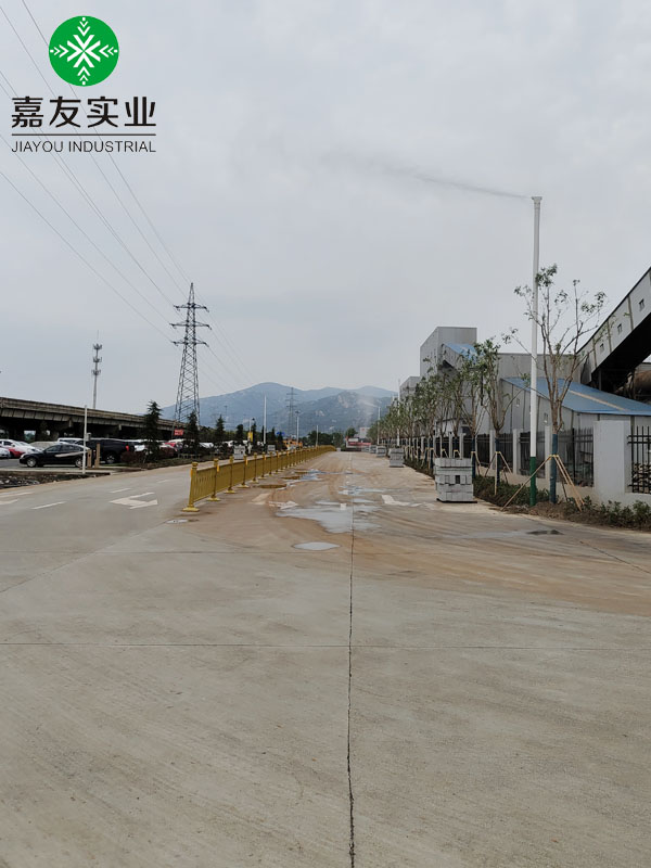 道路雾桩降尘6